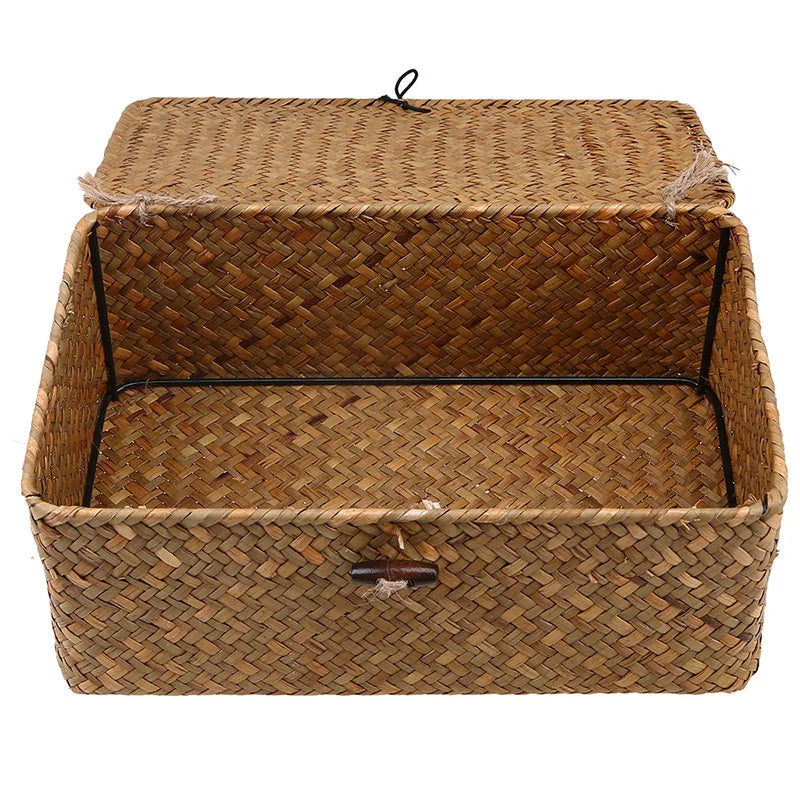 Hand Woven Storage Basket Rattan Wicker Basket