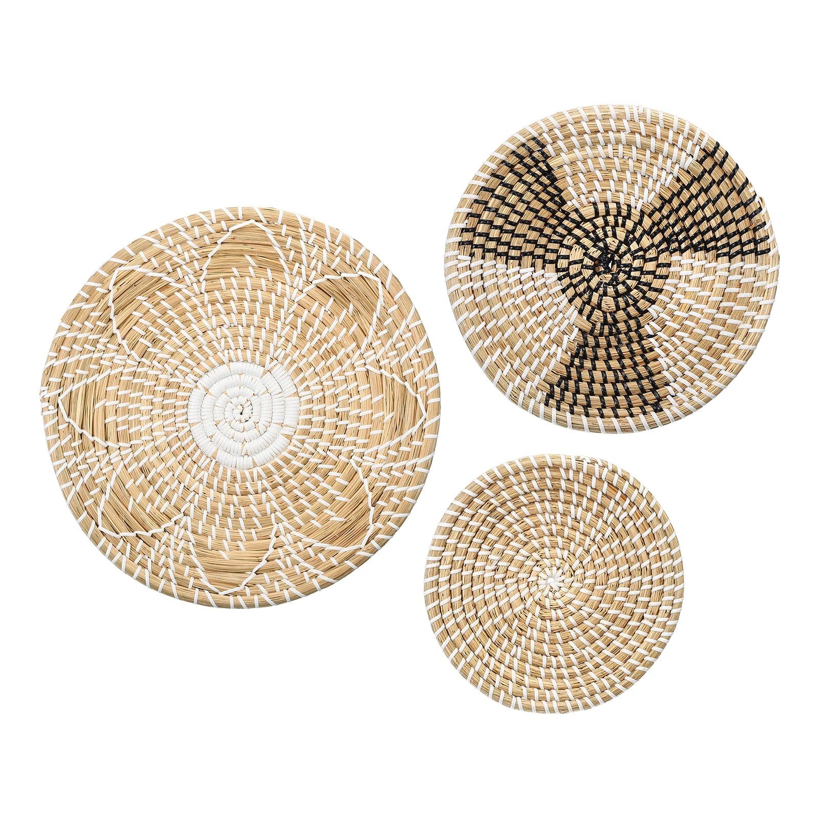 Baskets for Wall Decor Bohemian Wall Basket Decor Set