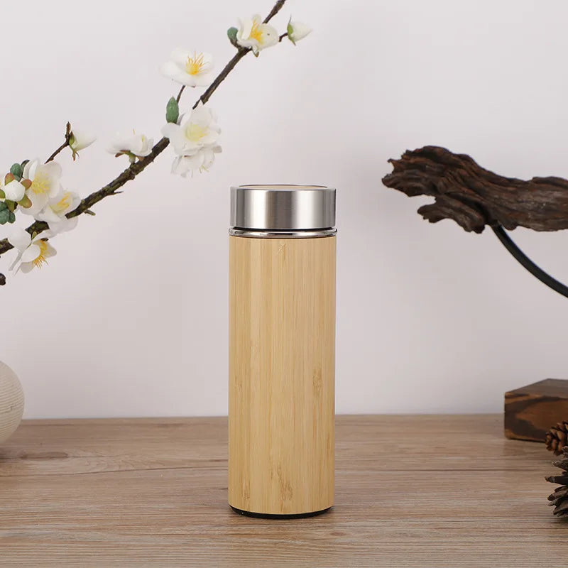 Personalized Bamboo Thermos Insulated Mup